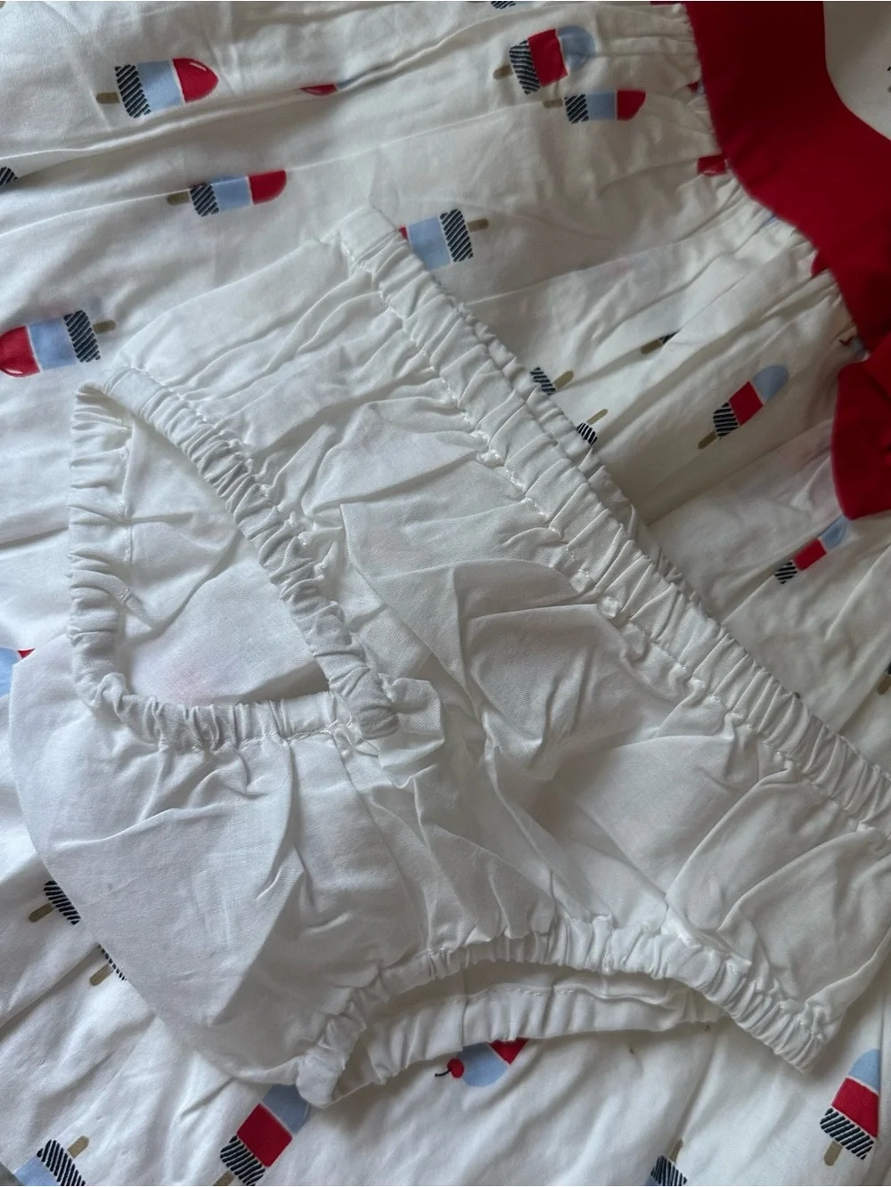 Gymboree Baby Popsicle Print Dress NWT Red White Blue Summer